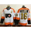 Flyers #16 Bobby Clarke White 3rd Stitched Jersey