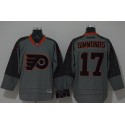 Flyers #17 Wayne Simmonds Charcoal Cross Check Fashion Stitched Jersey