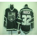 Kings #32 Jonathan Quick Black Ice Stitched Jersey
