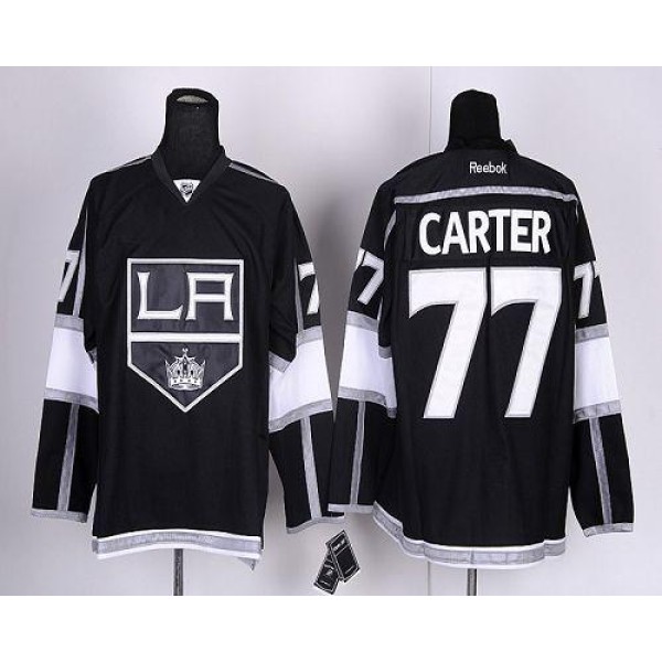 Kings #77 Jeff Carter Black Home Stitched Jersey