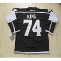 Kings #74 Dwight King Black Home Stitched Jersey