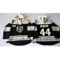 Kings #44 Robyn Regehr Black Sawyer Hooded Sweatshirt Stitched Jersey