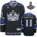 Kings #11 Anze Kopitar Black Third 2014 Stanley Cup Champions Stitched Jersey