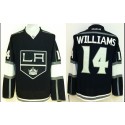 Kings #14 Justin Williams Black Stitched Jersey
