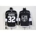 Los Angeles Kings #32 Jonathan Quick Black Stitched Adidas Jersey