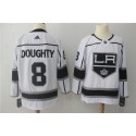 Los Angeles Kings #8 Drew Doughty White Stitched Adidas Jersey