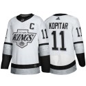 Los Angeles Kings #11 Anze Kopitar White Throwback Stitched Jersey