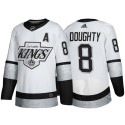 Los Angeles Kings #8 Drew Doughty White Throwback Stitched Jersey