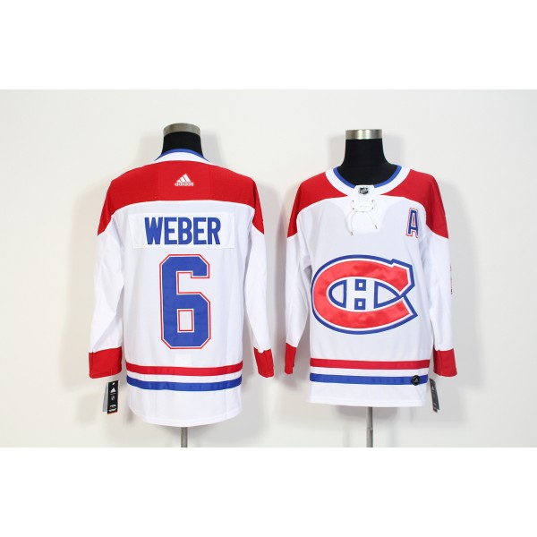 Montreal Canadiens #6 Shea Weber White Stitched Adidas Jersey