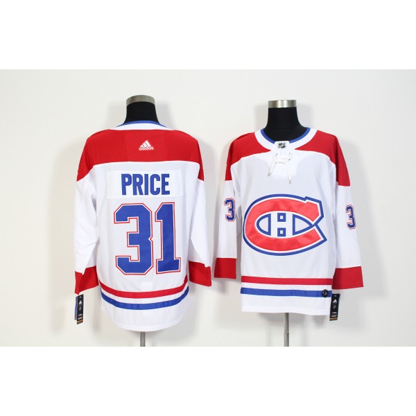Montreal Canadiens #31 Carey Price White Stitched Adidas Jersey