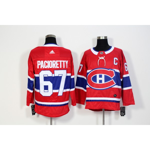 Montreal Canadiens #67 Max Pacioretty Red Stitched Adidas Jersey