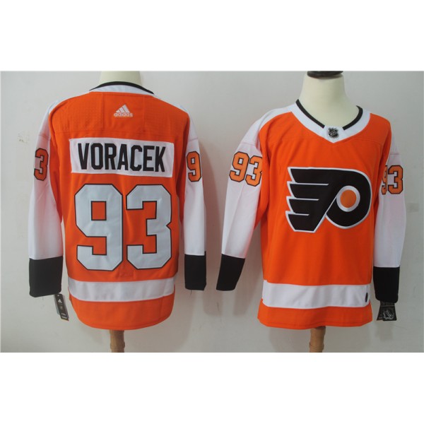 Philadelphia Flyers #93 Jakub Voracek Orange Stitched Adidas Jersey