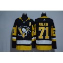 Pittsburgh Penguins #71 Evgeni Malkin Black Adidas Stitched Jersey