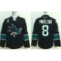 Sharks #8 Joe Pavelski Stitched Black Jersey