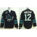 Sharks #12 Patrick Marleau Stitched Black Jersey