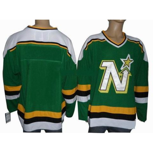 Stars Blank Stitched Green Jersey
