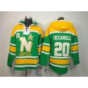 Stars #20 Dino Ciccarelli Green Sawyer Hooded Sweatshirt Stitched Jersey