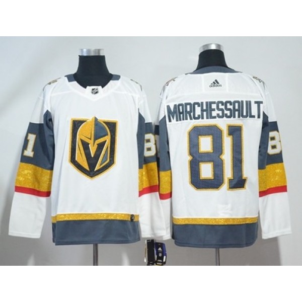 Vegas Golden Knights #81 Jonathan Marchessault White Stitched Jersey