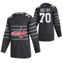 Washington Capitals #70 Braden Holtby Grey All Star Stitched Jersey