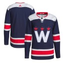 Washington Capitals Blank Navy Pro Stitched Jersey