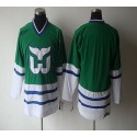 Whalers Blank CCM Throwback Green Stitched Jersey