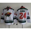 Wild #24 Matt Dumba White Stitched Jersey