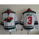 Wild #3 Charlie Coyle White Stitched Jersey