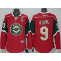 Wild #9 Mikko Koivu Stitched Red Jersey