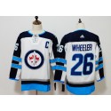 Winnipeg Jets #26 Blake Wheeler White Stitched Adidas Jersey