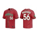 Mexico ACTIVE PLAYER Custom Red World Classic Stitched Jersey