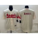 Los Angeles Angels Cream City Connect Team Big Logo Cool Base Stitched Jersey