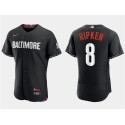 Baltimore Orioles #8 Cal Ripken Jr. Black 2023 City Connect Flex Base Stitched Jersey