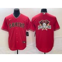 Arizona Diamondbacks Red Team Big Logo Cool Base Stitched Jersey