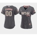 Washington Nationals Active Player Custom 2022 Grey City Connect Cherry Blossom Stitched Jersey