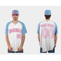 Mexico Baseball ACTIVE PLAYER Custom White Blue 2023 World Baseball Classic Stitched Jersey