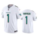 Miami Dolphins #1 Tua Tagovailoa White 2023 F.U.S.E Vapor Limited Stitched Jersey