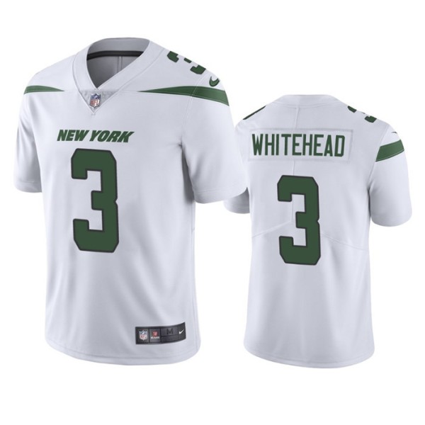 New York Jets #3 Jordan Whitehead White Vapor Untouchable Limited Stitched Jersey