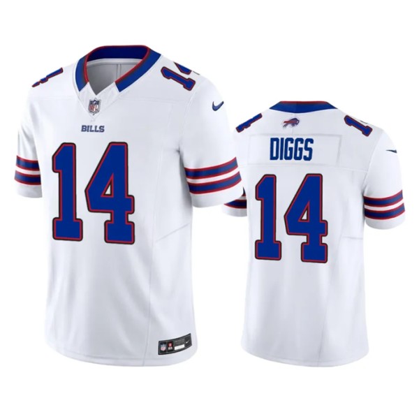 Buffalo Bills #14 Stefon Diggs White 2023 F.U.S.E. Vapor Untouchable Limited Stitched Jersey