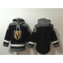Vegas Golden Knights Blank Black Ageless Must-Have Lace-Up Pullover Hoodie