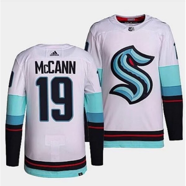 Seattle Kraken #19 Jared McCann White Stitched Jersey