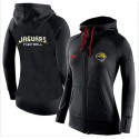 Women's Nike Jacksonville Jaguars Full-Zip Performance Hoodie Black