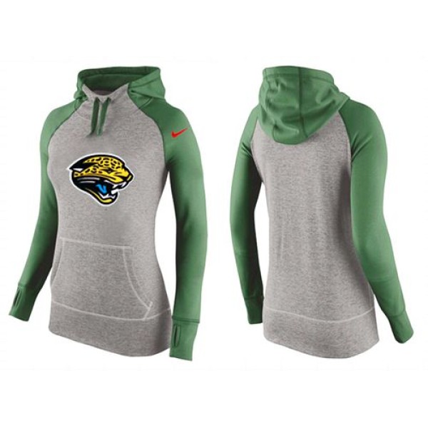 Women's Nike Jacksonville Jaguars Performance Hoodie Grey   Green