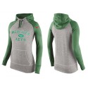Women's Nike New York Jets Performance Hoodie Grey   Green_1
