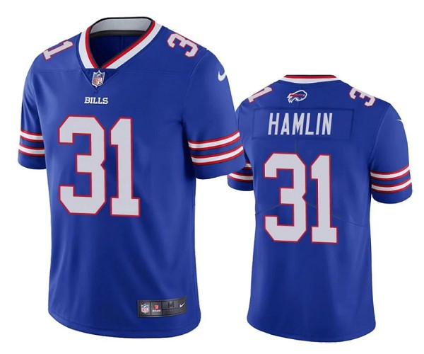 Buffalo Bills #31 Damar Hamlin Blue Vapor Untouchable Limited Stitched Jersey