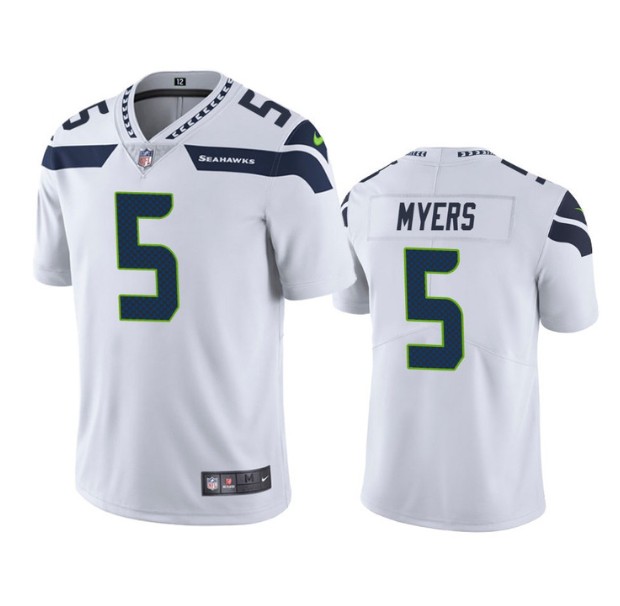 Seattle Seahawks #5 Jason Myers White Vapor Untouchable Limited Stitched Jersey