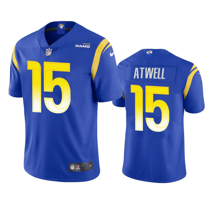 Los Angeles Rams #15 Tutu Atwell Royal Vapor Untouchable Limited Stitched Jersey