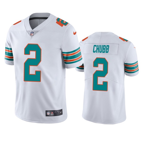 Miami Dolphins #2 Bradley Chubb White Color Rush Limited Stitched Jersey