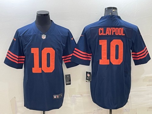 Chicago Bears #10 Chase Claypool Navy Color Rush Limited Stitched Jersey