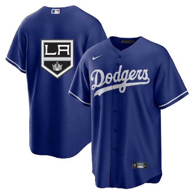 Los Angeles Dodgers Kings Royal Cool Base Stitched Jersey