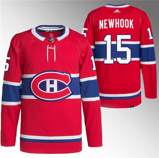 Montreal Canadiens #15 Alex Newhook Red Stitched Jersey